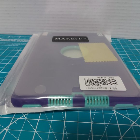 Makeit Protective Case for Ipad Mini 4 W/ Screen Protector and Stylus - Purple - Picture 4 of 4